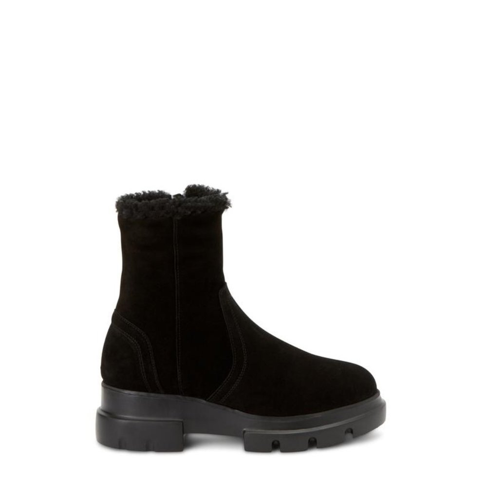 $520 AQUATALIA Kyla Water Resistant Genuine Shearling Bootie COMBAT 12 (MW10)